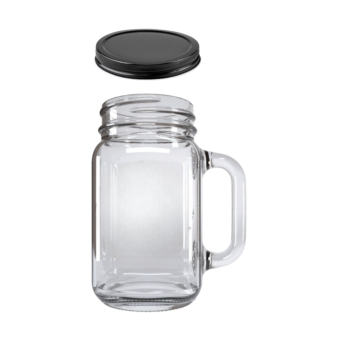 Tarro Mason Jar de Vidrio 16oz