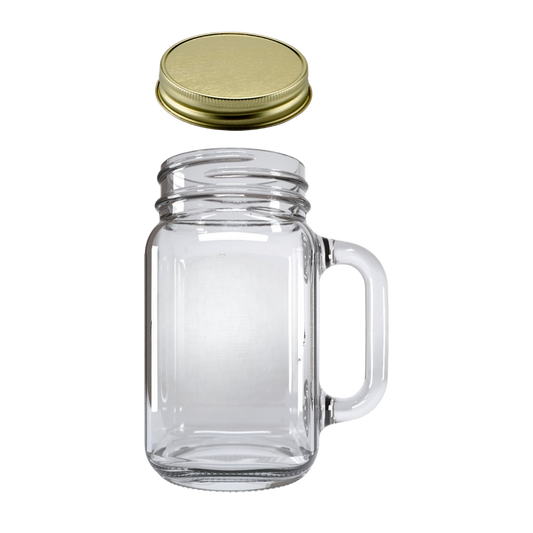 Tarro Mason Jar de Vidrio 16oz