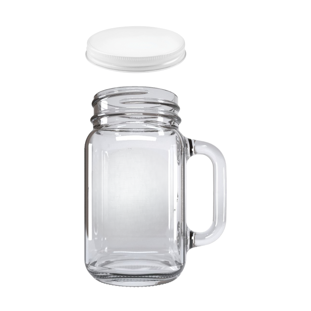 Tarro Mason Jar de Vidrio 16oz