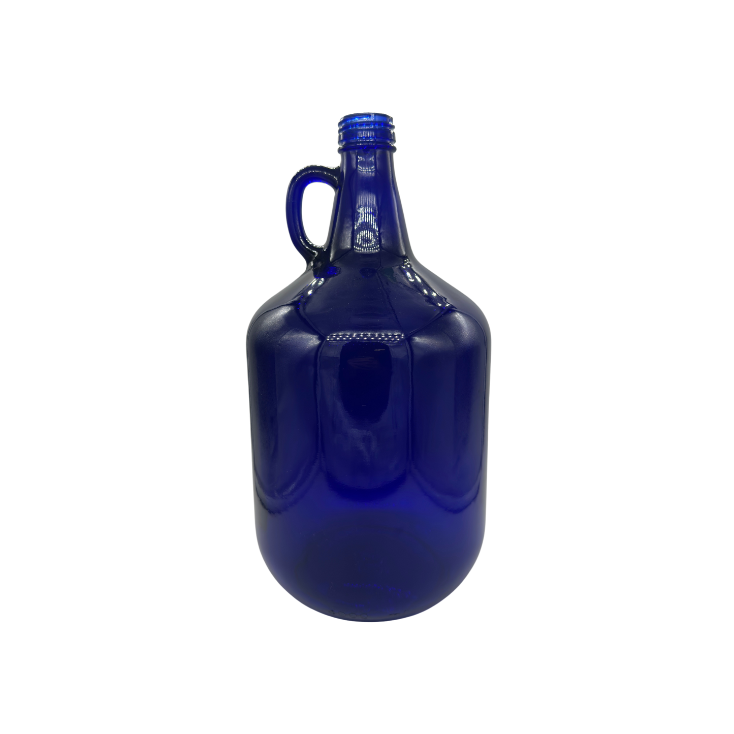 Garrafa de Vidrio Azul Rosca 38 de 3800ml