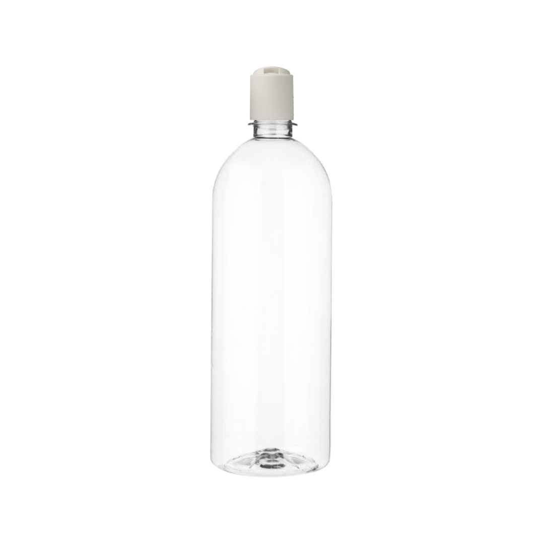 Botella Boston Plastico PET con Disc Top