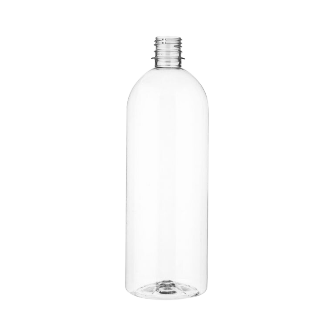 Botella Boston de Plastico PET