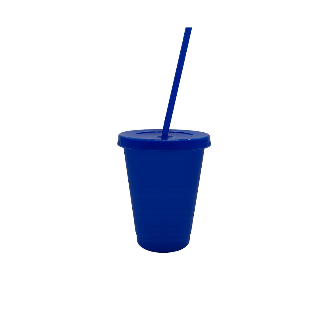 Vaso Liberty 16oz con Tapa y Popote