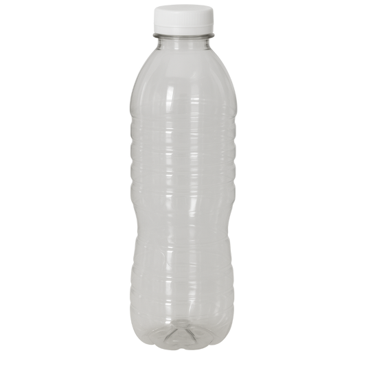 Botella para agua de Anillada PET