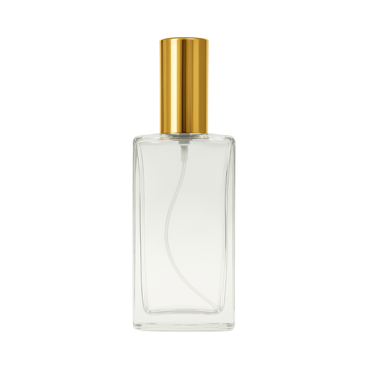 Envase Vidrio Perfumero Jasmar con Tapa Metálica