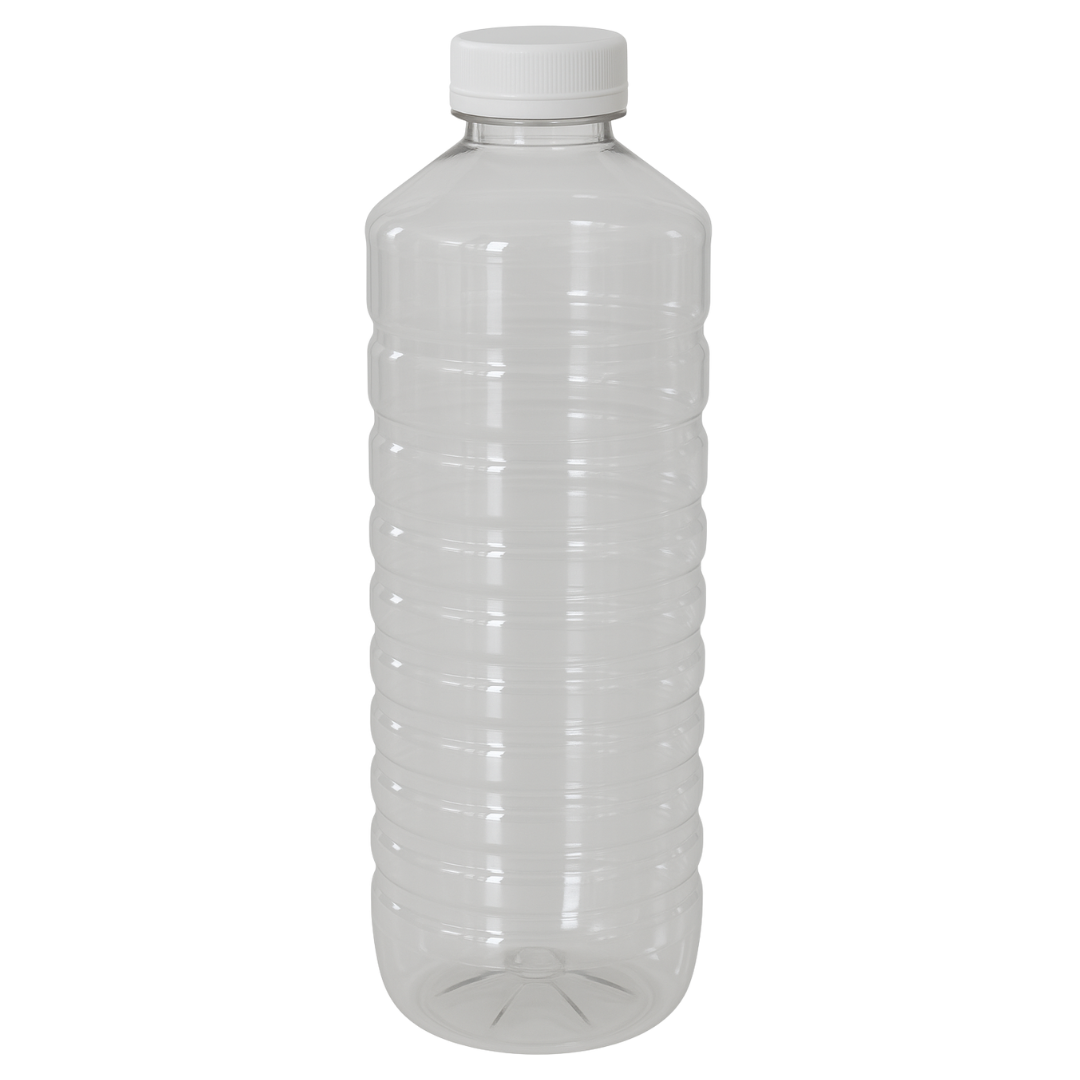 Botella para agua de Anillada PET