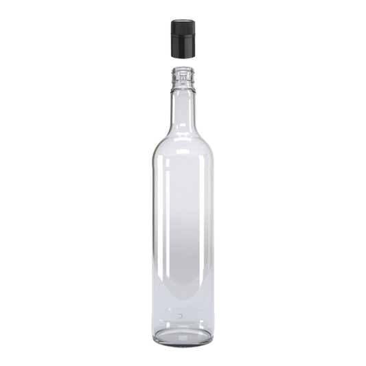 Botella de Vidrio Sunny 1000ml con Tapa Guala