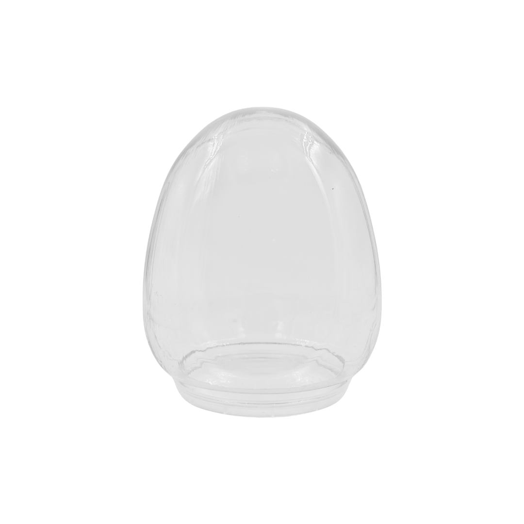 Huevo transparente de plástico de10cm que se abre — Centroartesano
