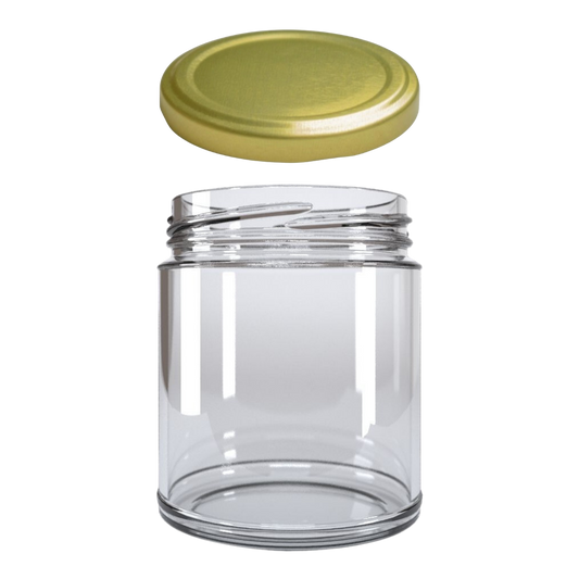 Tarro Round Jelly de Vidrio 265ml