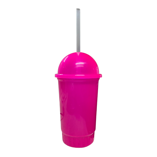 Vaso Candy 500ml con Tapa y Popote