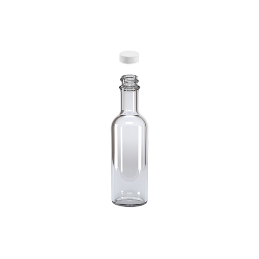 Frasco de Vidrio Tequilera Miniatura 50ml