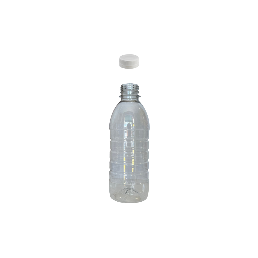 Botella para agua de Anillada PET