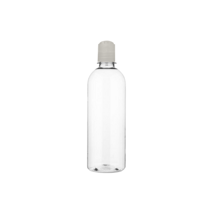 Botella Boston Plastico PET con Disc Top