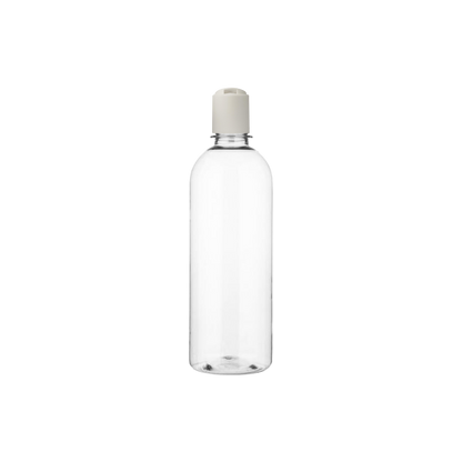 Botella Boston Plastico PET con Disc Top