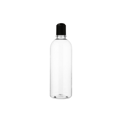 Botella Boston Plastico PET con Disc Top