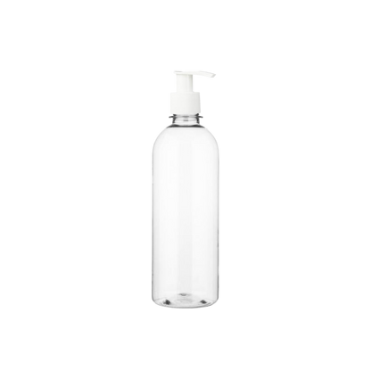 Botella Boston Plastico PET con Dosificador