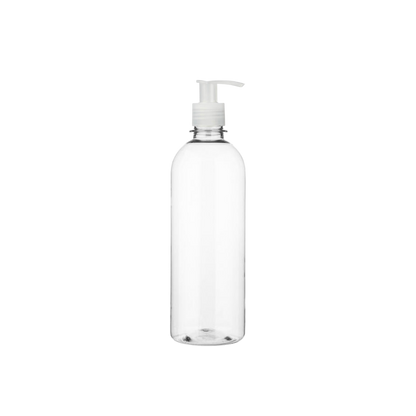 Botella Boston Plastico PET con Dosificador