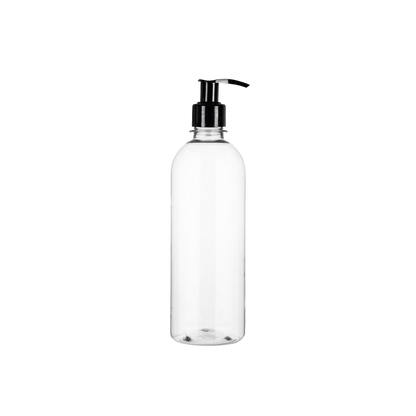 Botella Boston Plastico PET con Dosificador