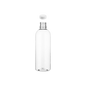 Botella Boston de Plastico PET con Tapa Plana
