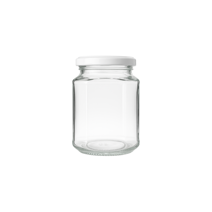 Tarro Octagonal de Vidrio 272ml