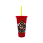 Vaso Liberty Navideño 24oz con Tapa y Popote