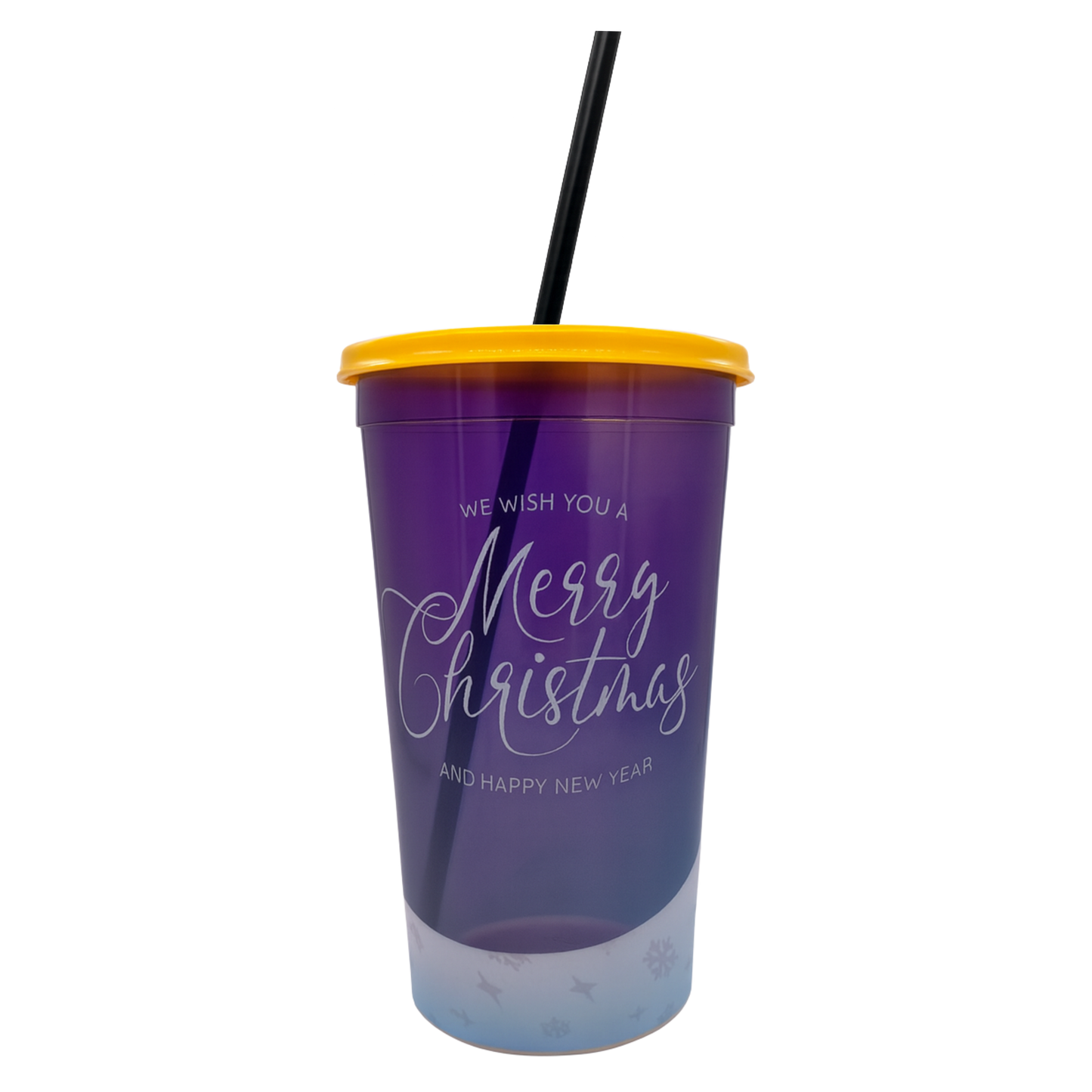 Vaso Forum 32 oz Navideño con Tapa y Popote