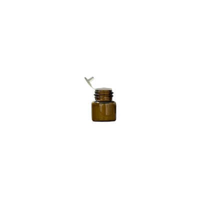 Frasco Vial de Vidrio con Cuenta Gotas y Tapa