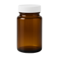 Pastillero de Vidrio Ámbar
