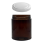 Tarro Round Jelly Ámbar de Vidrio 265ml