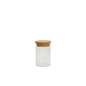 Tarro Tubular de Vidrio con Tapa Bambú