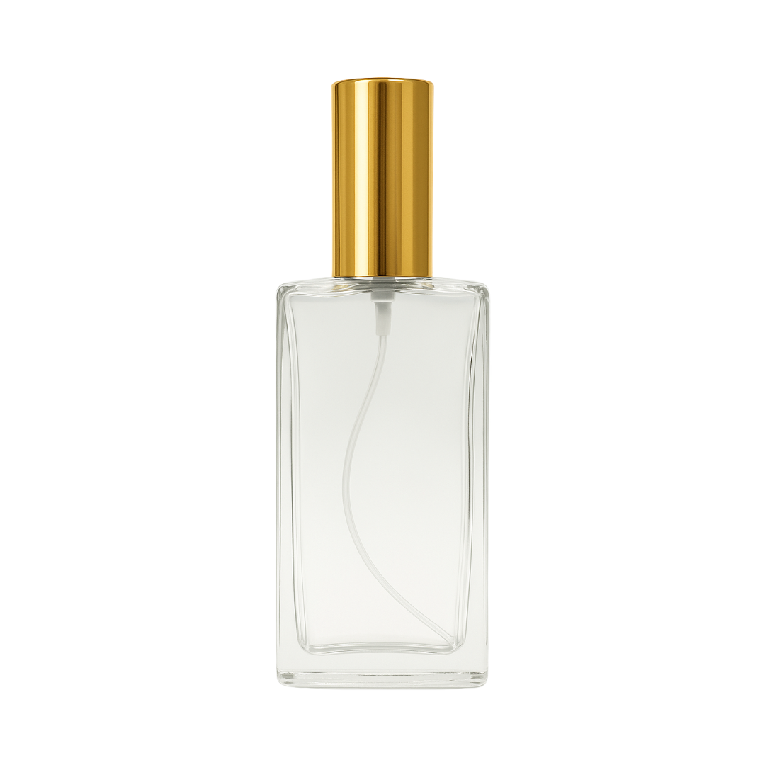Envase Vidrio Perfumero Jasmar con Tapa Metálica