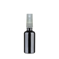 Frasco de Vidrio Multiusos Negro R18 con Tapa Atomizador Natural