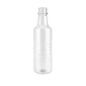 Botella de Plástico  PET Licorero Anillado Cristal 360ml R28