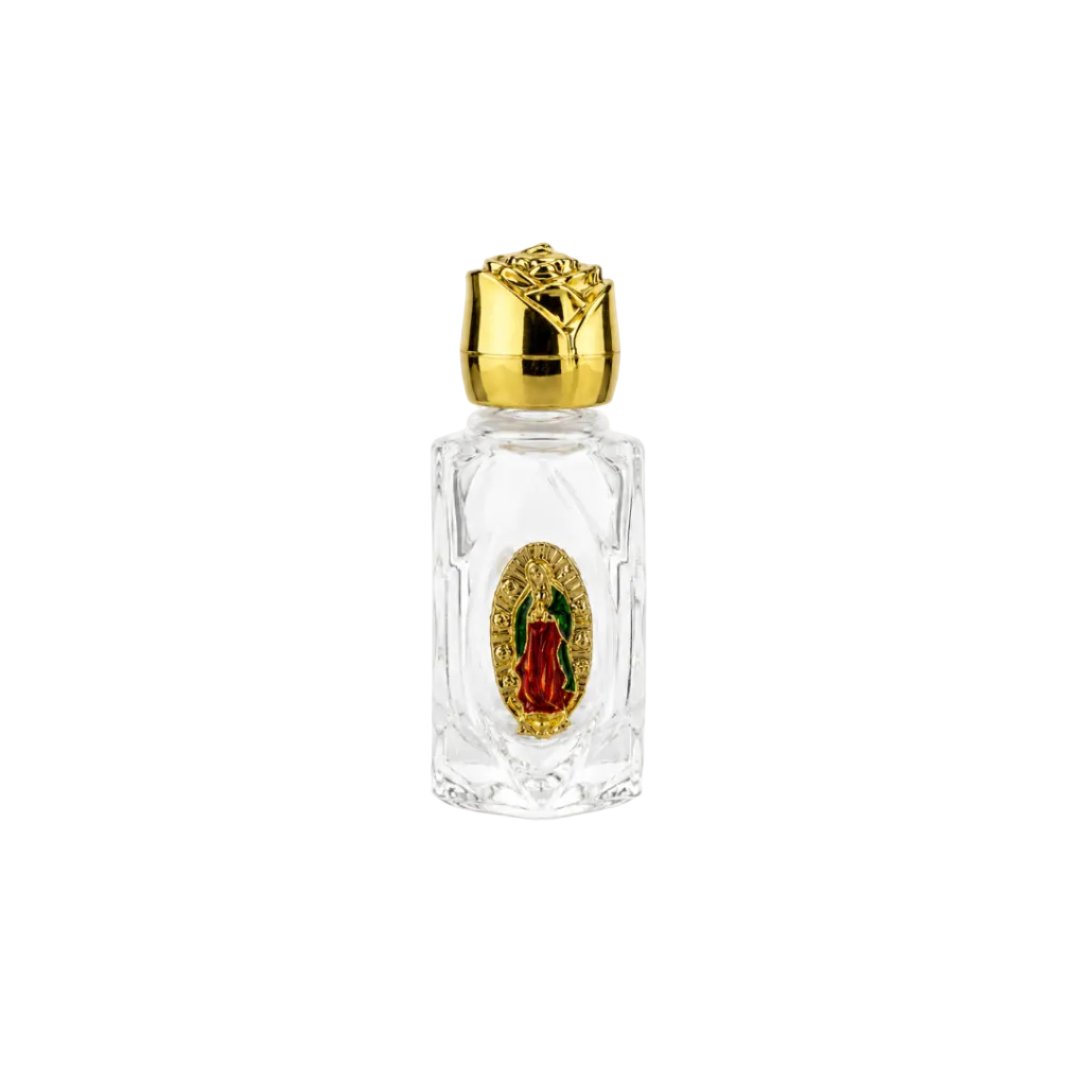 Botella Vidrio con Imagen Religiosa 20ml