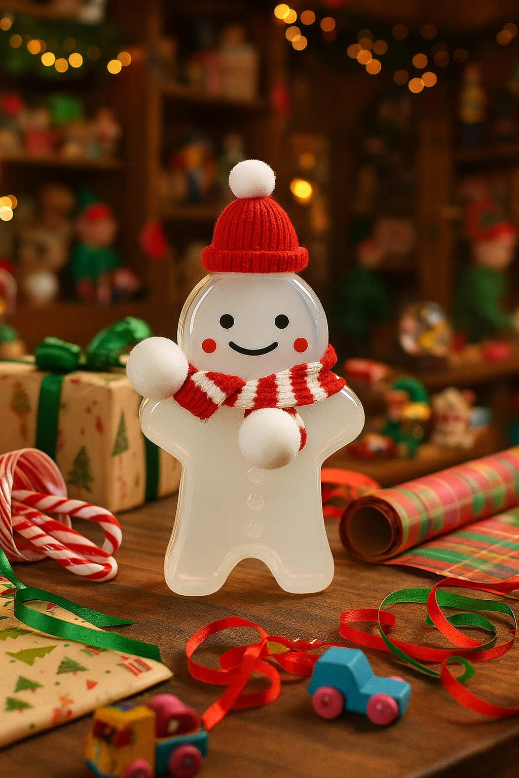 PREVENTA Botella Navideña Hombre de Jengibre