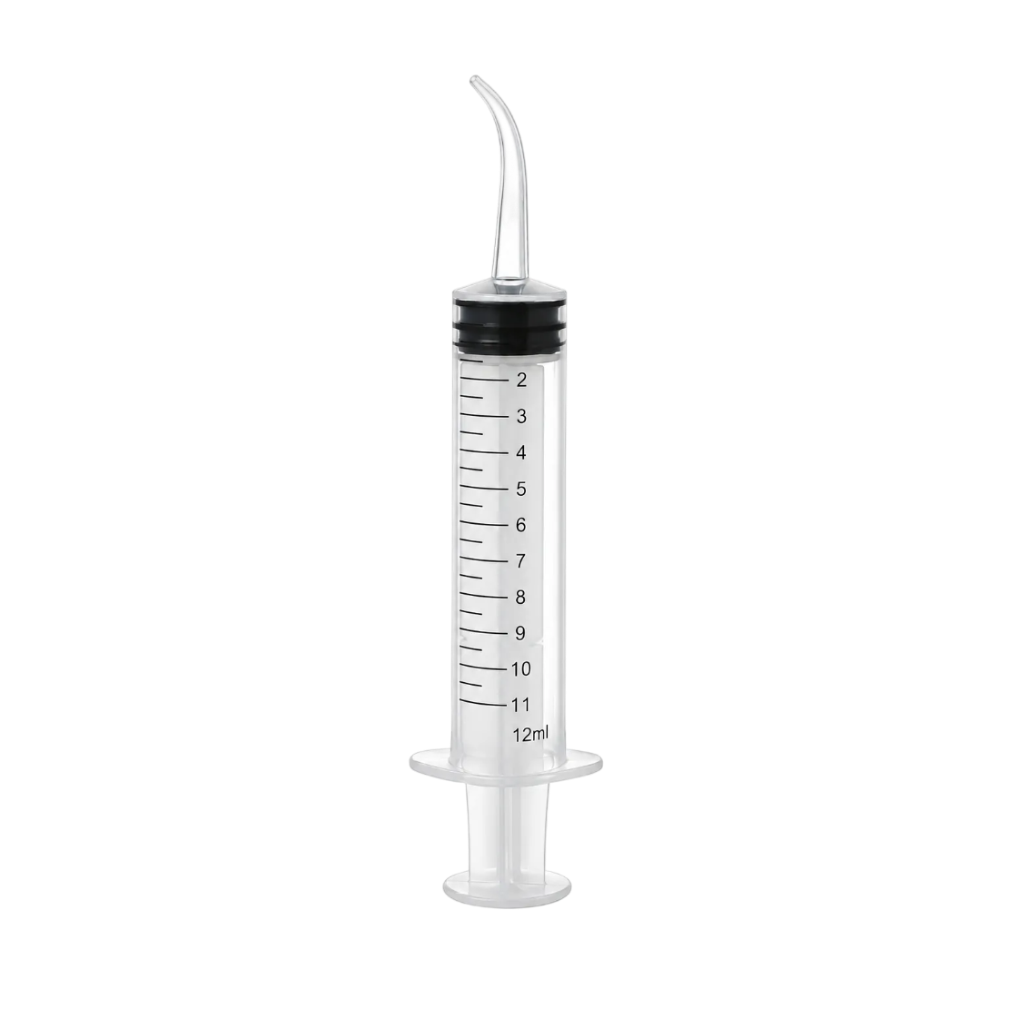 Jeringa de Irrigación 12 ml con Punta Curva