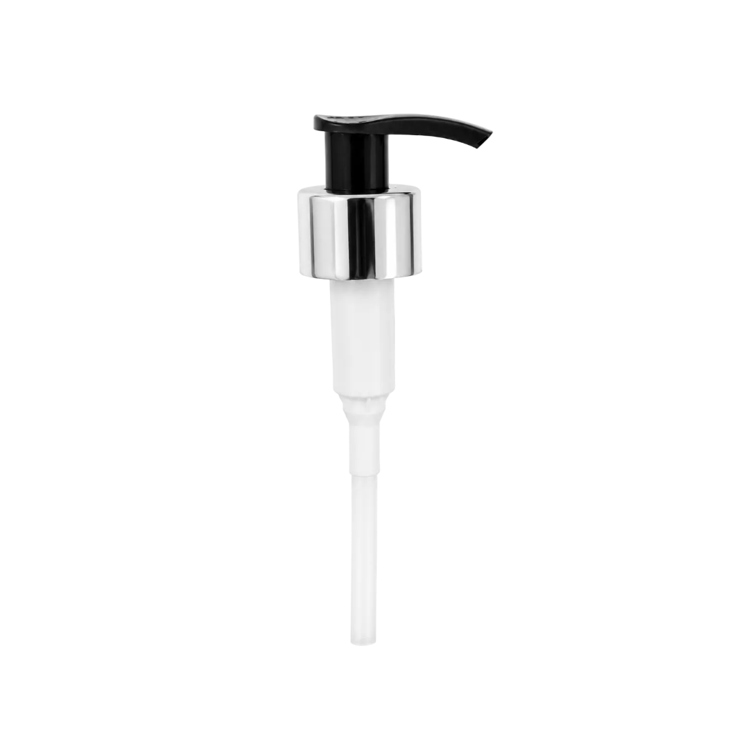 Dosificador Negro Aluminio Plata de Lujo R24