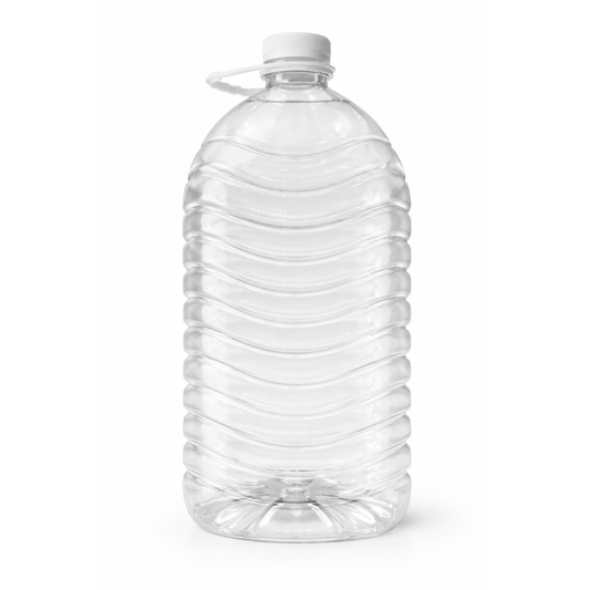 Botella PET Anillada Cristal 10 Litros