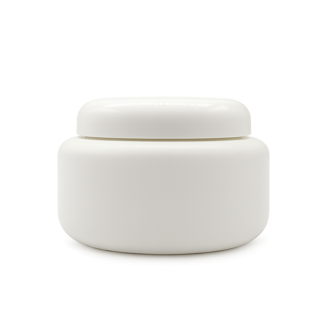 Pomadera Cosmetica Blanca 250g