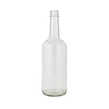 Botella Vidrio One Liter Azul Cobalto