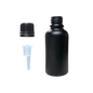 Frasco de Vidrio Multiusos Negro Mate R18 con Tapa Inviolable y Inserto