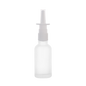 Frasco de Vidrio Multiusos Mate R18 con Tapa Atomizador Nasal en color Blanco