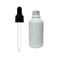 Frasco de Vidrio Multiusos Blanco R18 con Tapa Bulbo Negro