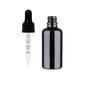 Frasco de Vidrio Multiusos Negro R18 con Tapa Bulbo Graduado Negro