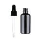 Frasco de Vidrio Multiusos Negro R18 con Tapa Bulbo Negro