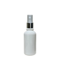 Frasco de Vidrio Multiusos Blanco R18 con Tapa Atomizador Plata