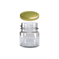 Tarro Conserva de Vidrio 1.5OZ con Cierre Hermético y Tapa de Twist Off R43 de Aluminio