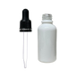 Frasco de Vidrio Multiusos Blanco R18 con Tapa Inviolable Bulbo Negro