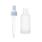 Frasco de Vidrio Multiusos Mate R18 con Tapa Bulbo Blanco