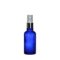 Frasco de Vidrio Multiusos Azul R18 con Tapa Atomizador Plata